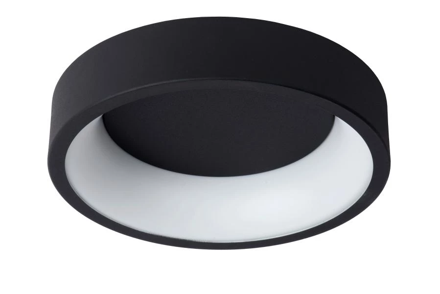 Lucide TALOWE LED - Flush ceiling light - Ø 30 cm - LED Dim. - 1x20W 3000K - Black - off